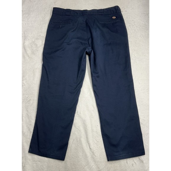 Dickies Original Fit 874 Navy Blue Canvas Workwear Pants Men's Size 40x30 - Picture 10 of 10